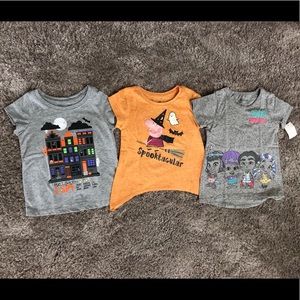 NWT Girl’s Halloween shirt bundle